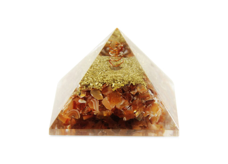Carnelian Orgone Pyramid - Crystal Dreams