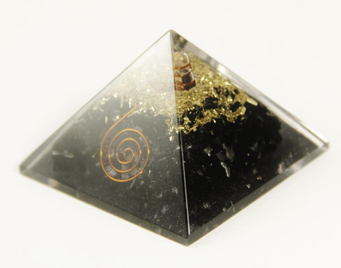 black tourmaline orgonite pyramid- Crystal Dreams