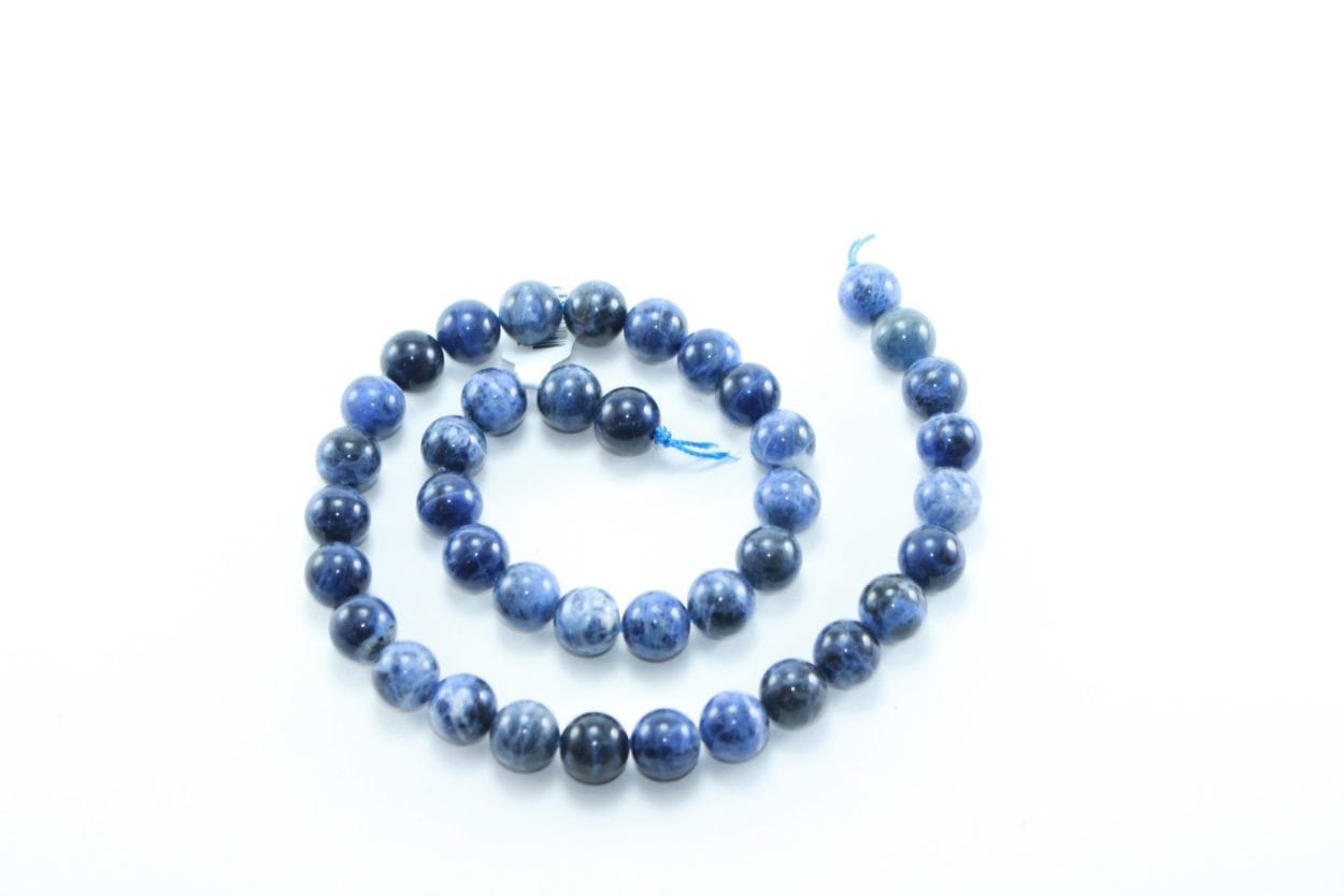 Crystal Dreams World 100% Authentic Sodalite Crystal Beads Strand 1