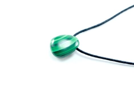 Crystal Dreams Necklace With Malachite Crystal Pendant