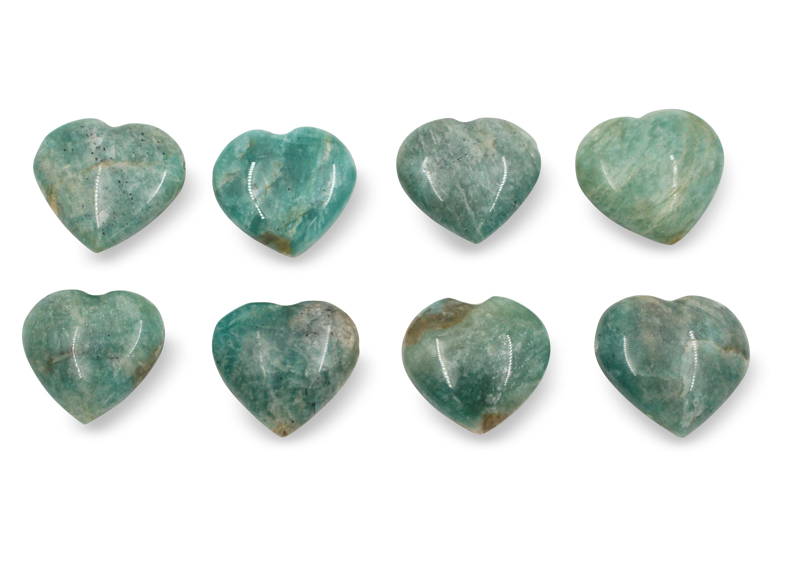 Amazonite Heart Pendant - Crystal Dreams