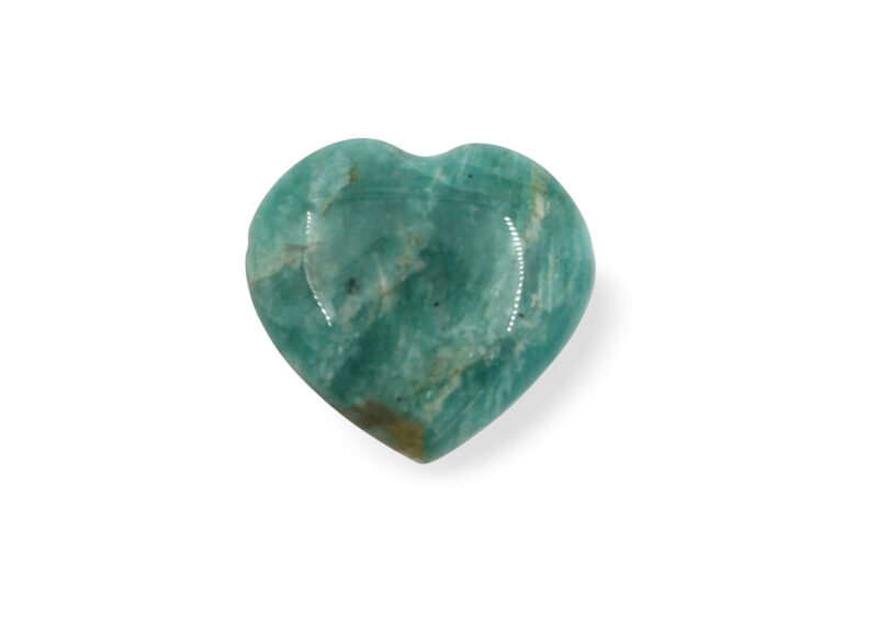 Amazonite Heart Pendant - Crystal Dreams