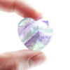 Rainbow Fluorite Heart Pendant - Crystal Dreams