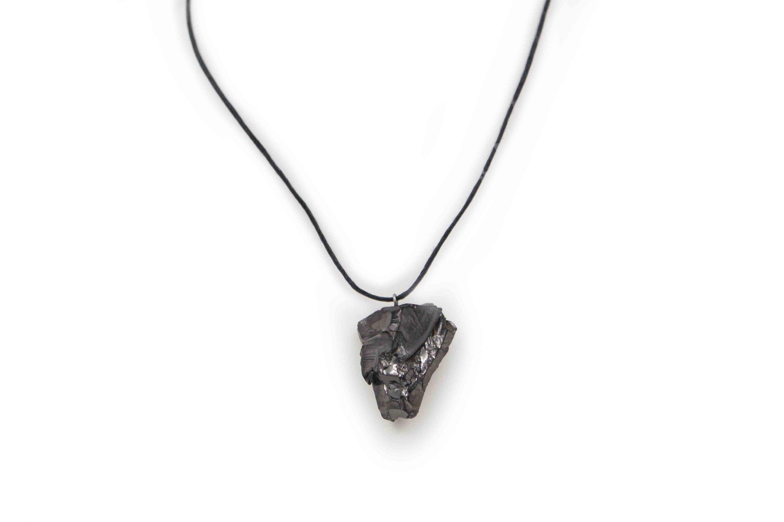 Shungite moon necklace EMF protection Shungite necklace Shungite jewelry Energy crystal Root chakra Shungite healing crystal