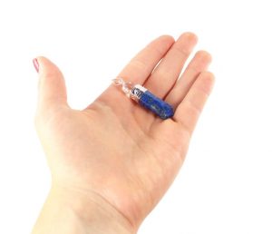 Lapis Lazuli & Quartz Pendant