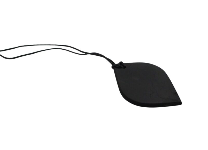 Shungite Pendant - Leaf Shape - Crystal Dreams