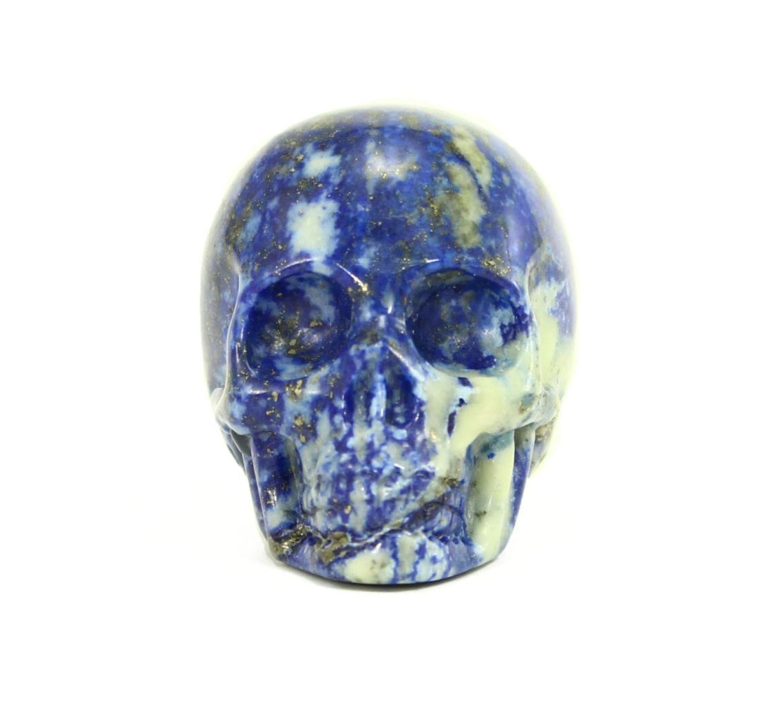 Amethyst Lapis Lazuli Skull