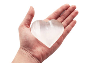 Selenite Heart (M)