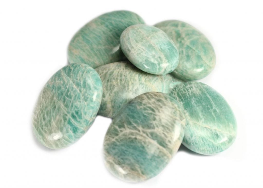 Crystal Dreams Amazonite Palm Stone