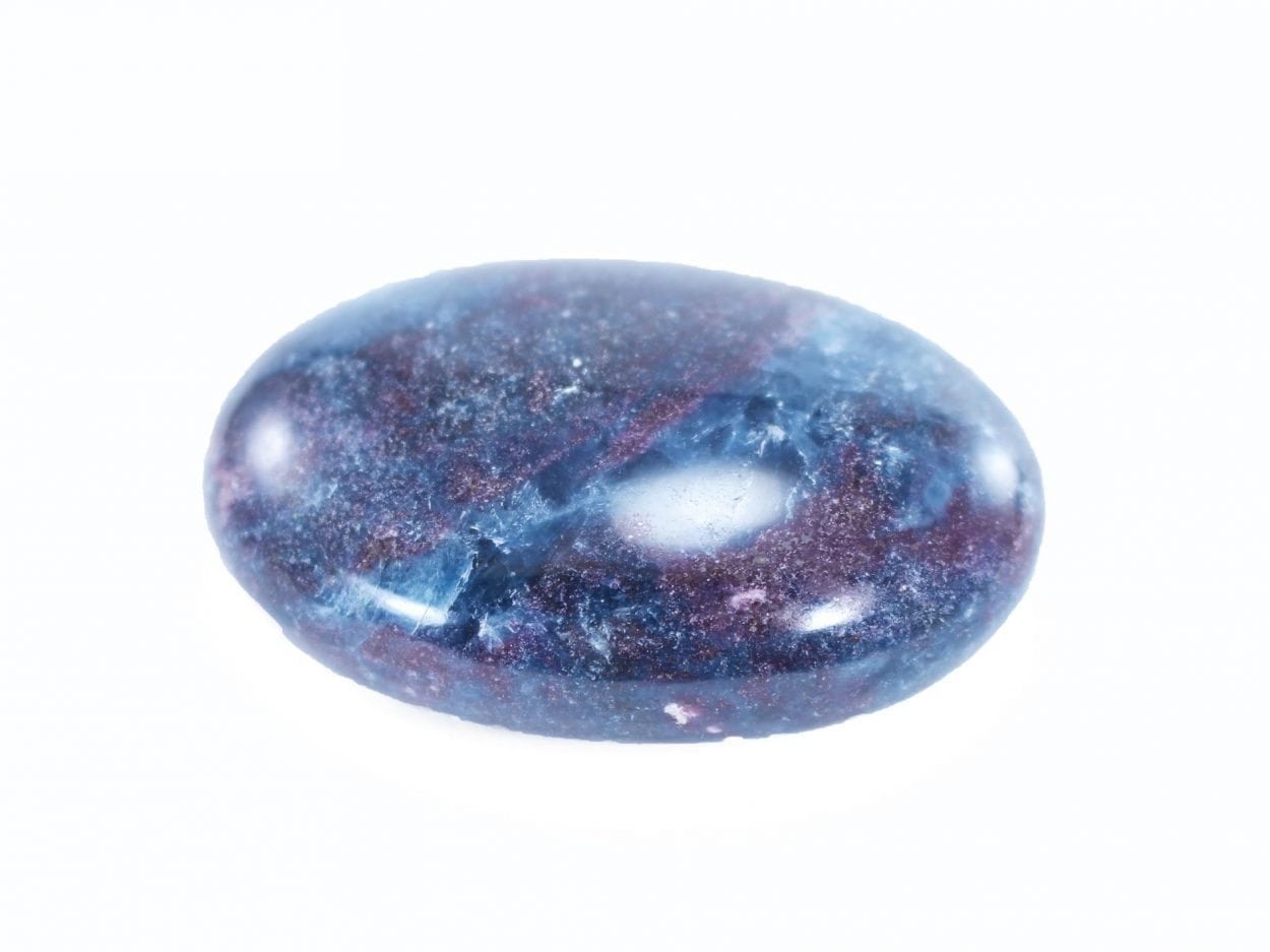 Ruby Kyanite Fuchsite Palmstone 188g Healing Crystals ERGF Palm Stone Crystal