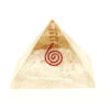Orgone Pyramid Selenite (L)- Crystal Dreams