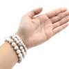 Howlite bracelets hand photo - Crystal Dreams