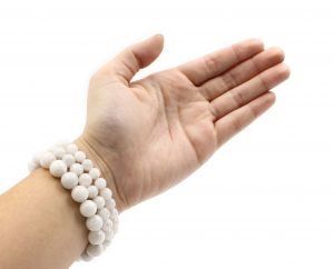 White Moonstone Bracelet (4 mm, 6 mm, 8 mm or 10 mm)