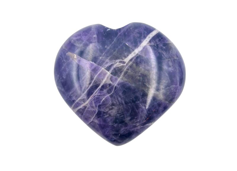 Amethyst Puffy Heart