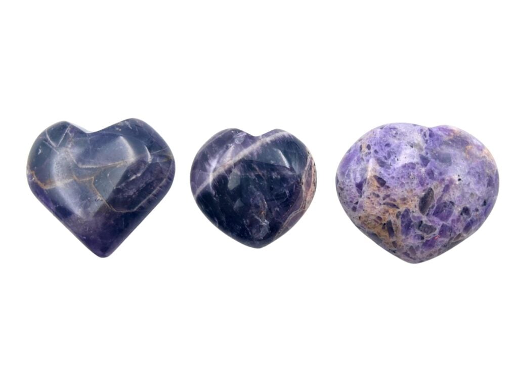 Amethyst Puffy Heart - Crystal Dreams