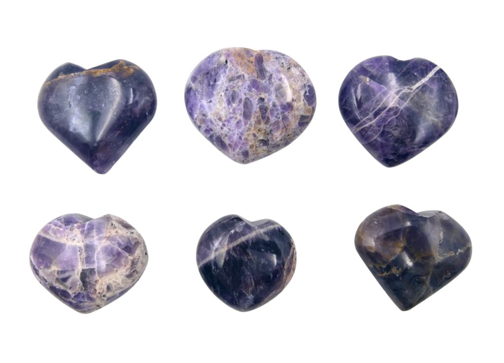 Amethyst Puffy Heart - Crystal Dreams