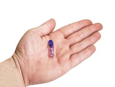 angel aura quartz mini points (hand) - Crystal Dreams