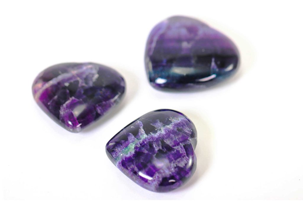 Fluorite Puffy Heart