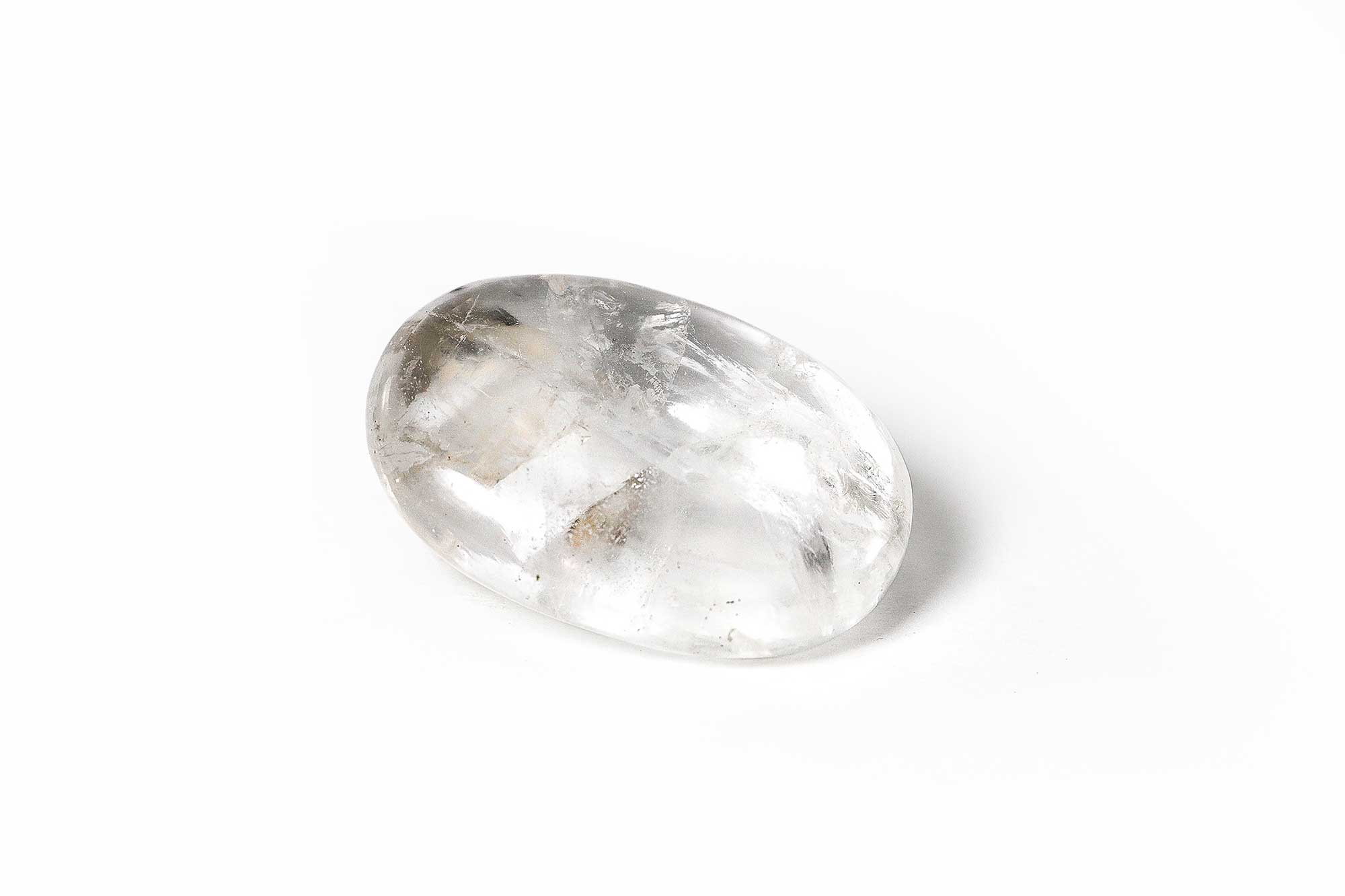 Clear Quartz Palm Stone -Crystals - Crystal Dreams