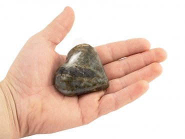 Labradorite Puffy Heart (Hand) - Crystal Dreams