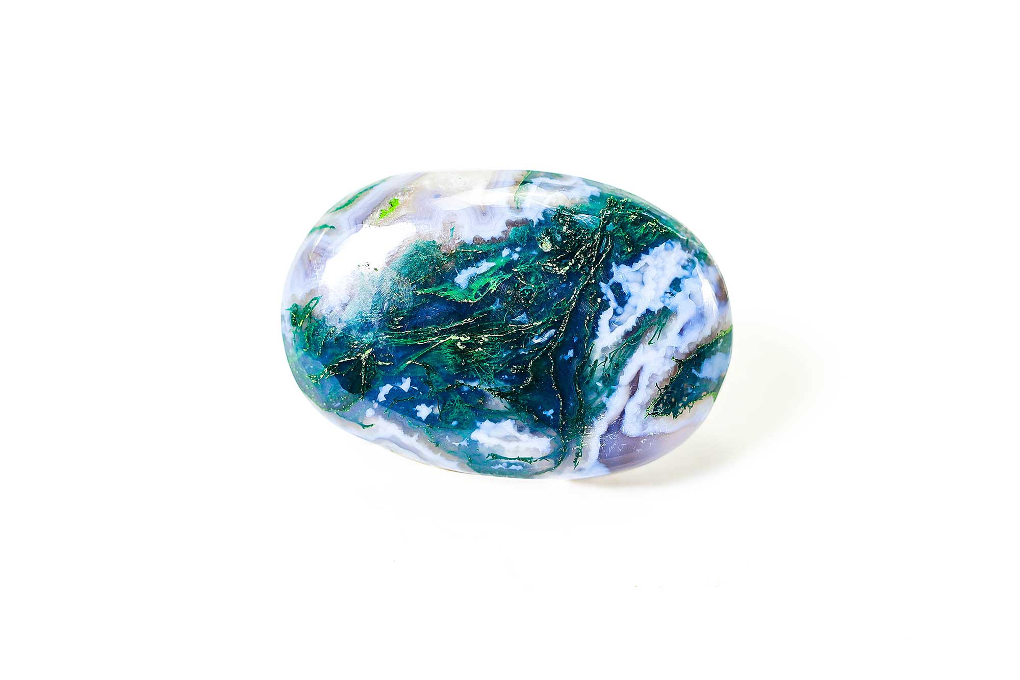 moss agate stone