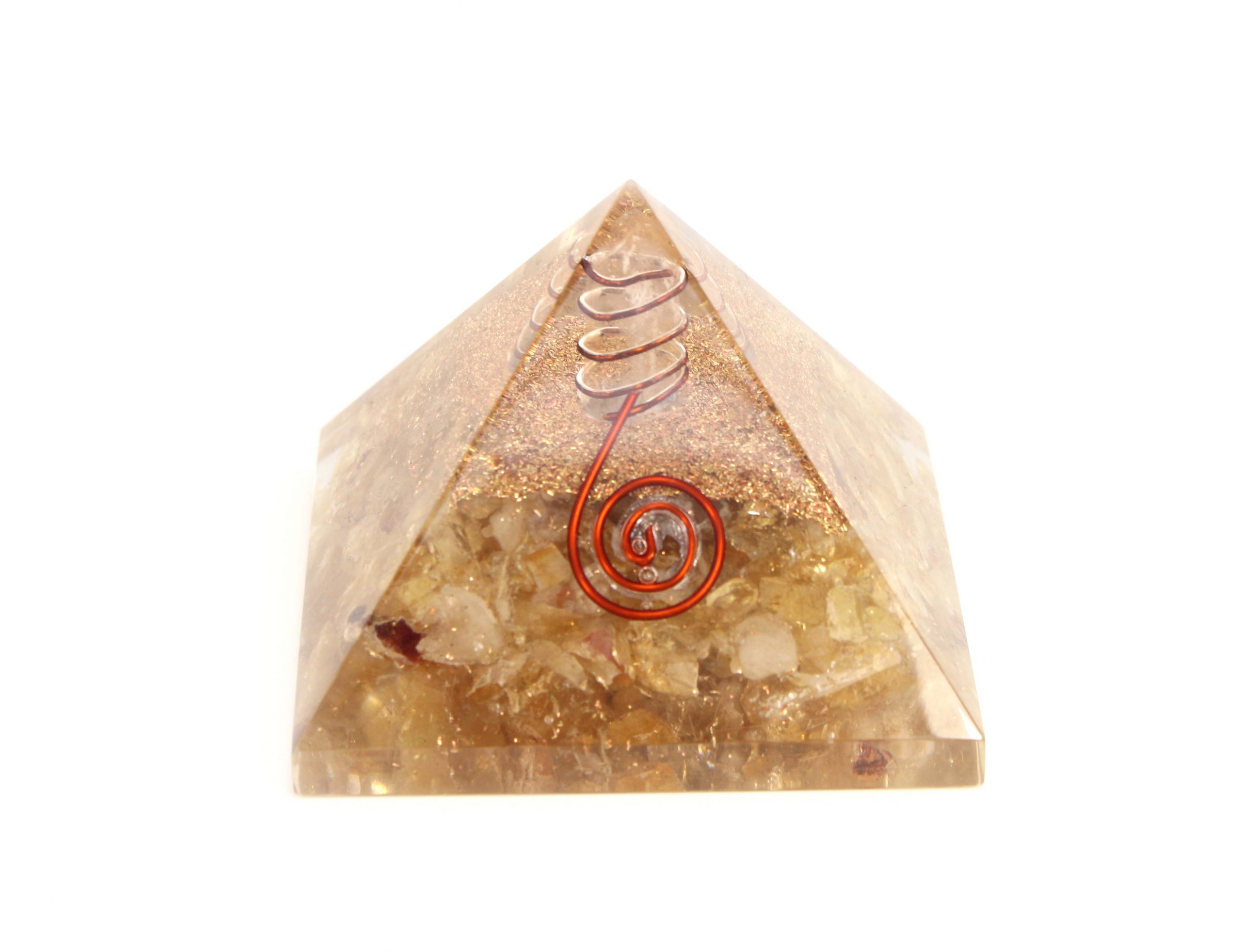 Orgone Pyramid - Citrine (L) - Crystal Dreams