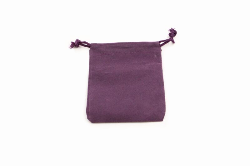 Purple Velvet Pouch ( S, M, L or XL)-Crystal Dreams