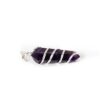 Amethyst spiral pendant from India 2