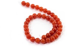 Carnelian Beads (6 mm, 8 mm or 10 mm)