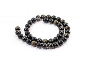 Golden Obsidian Beads (6 mm, 8 mm or 10 mm)