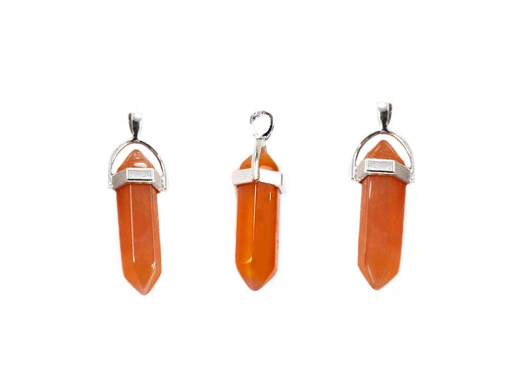 Carnelian Crystal Pendant - Crystal Dreams