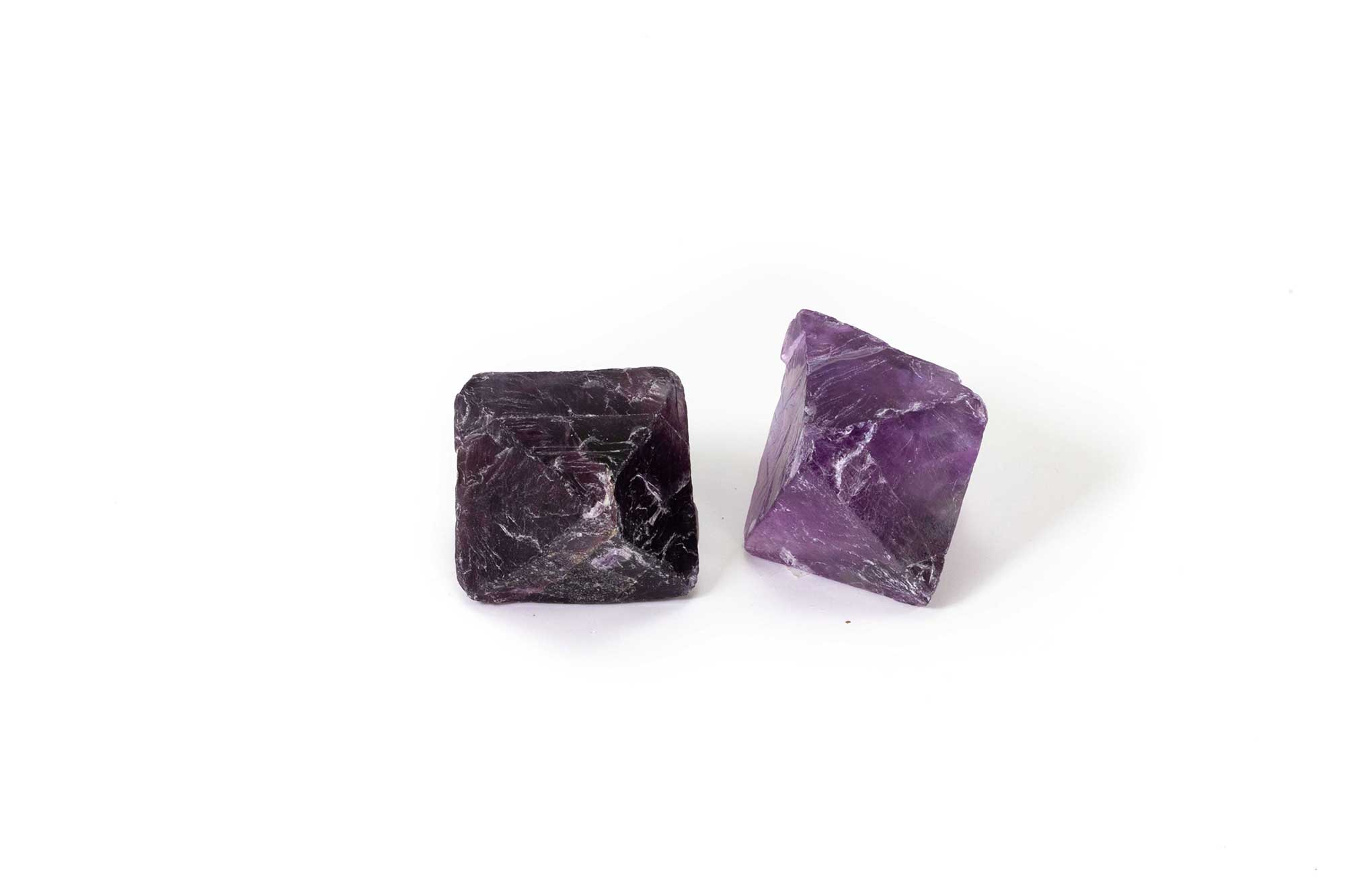Purple Fluorite Octahedron 1
