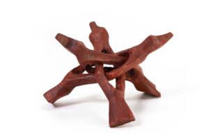 6″ Wood Stand Tripod for Crystals (M)