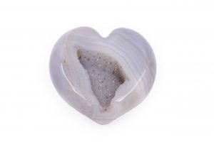 Agate Geode Heart (M)