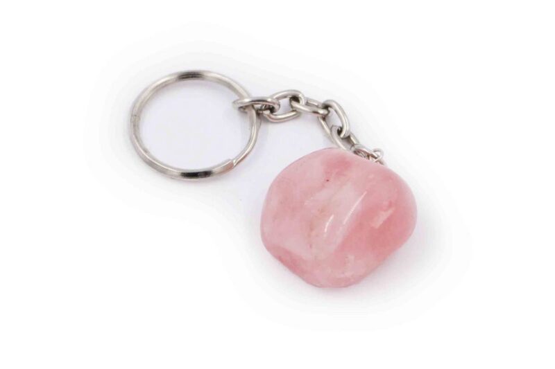 Rose Quartz Pink Keychain - Crystal Dreams