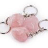 Rose Quartz Pink Keychain - Crystal Dreams