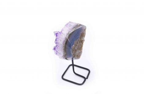 Amethyst Druze Iron Stand Base (S) - Crystal Dreams
