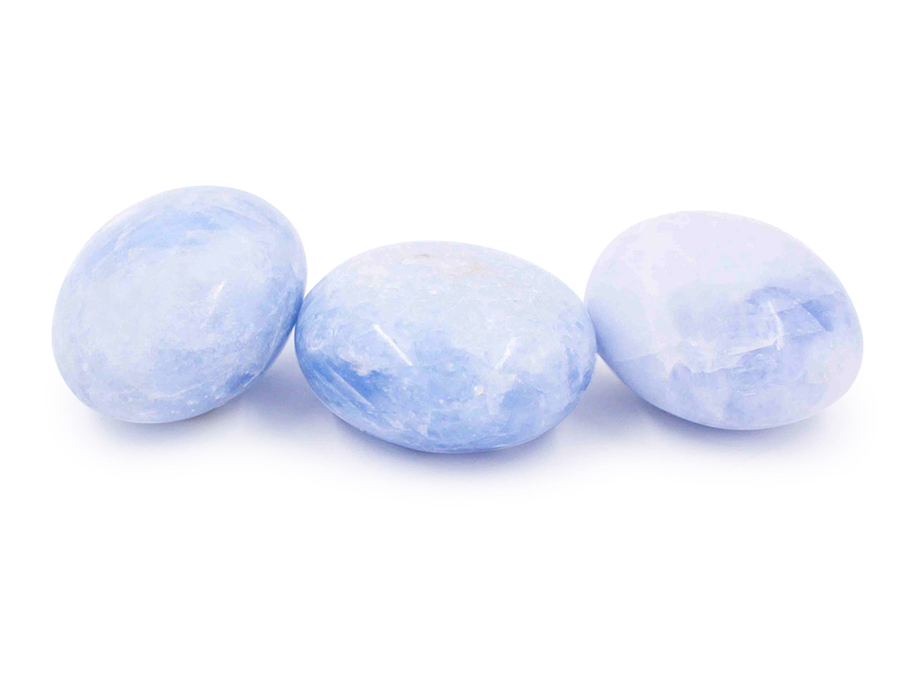 Blue Calcite Palmstone - Crystal Dreams