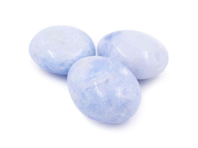 Blue Calcite Palmstone - Crystal Dreams