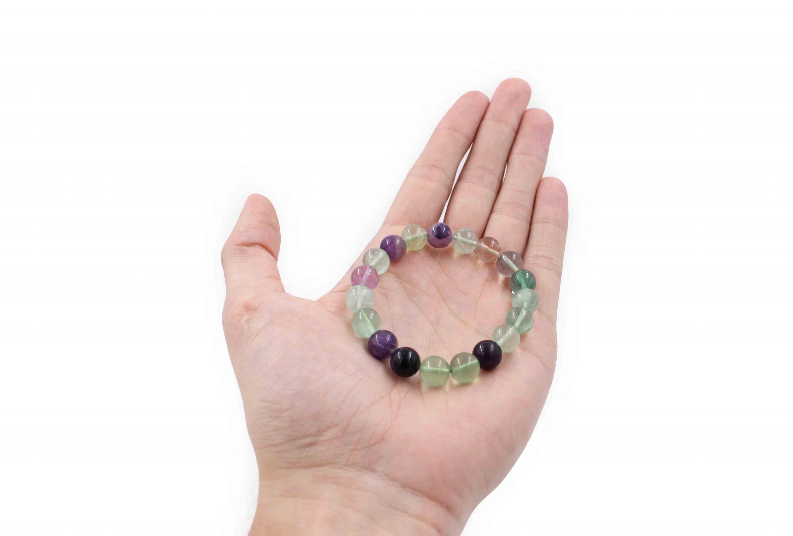 Fluorite bracelet stone natural - Crystal Dreams