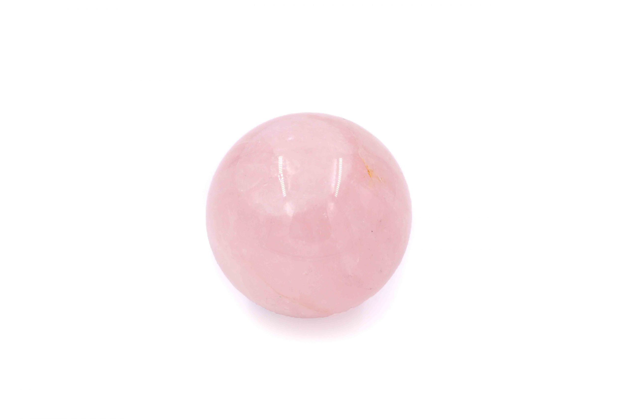Rose quartz sphere natural - Crystal Dreams