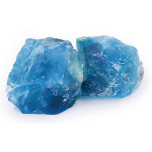 Fluorite bleue brute