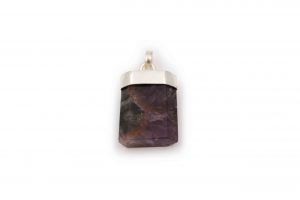 Cacoxenite “Polished” Sterling Silver Pendant
