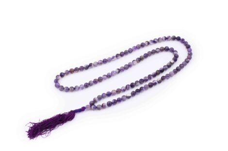 Mala Amethyst Beads Necklace - Crystal Dreams