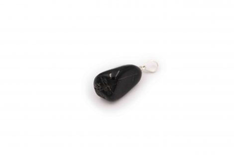 Onyx "Tumbled" Sterling Silver Pendant - Crystal Dreams