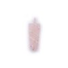 Pink Quartz flat spiral pendant- Crystal Dreams