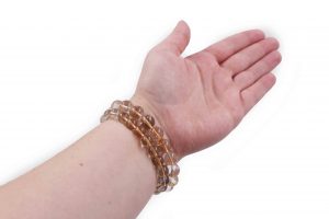 Bracelet en quartz rutile (8mm ou 10mm)