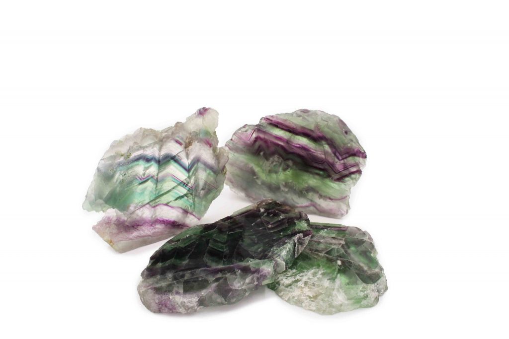 Rainbow Fluorite Slice - Crystal Dreams