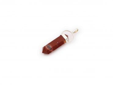 Red Jasper "Double Point" Pendant Sterling Silver - Crystal Dreams