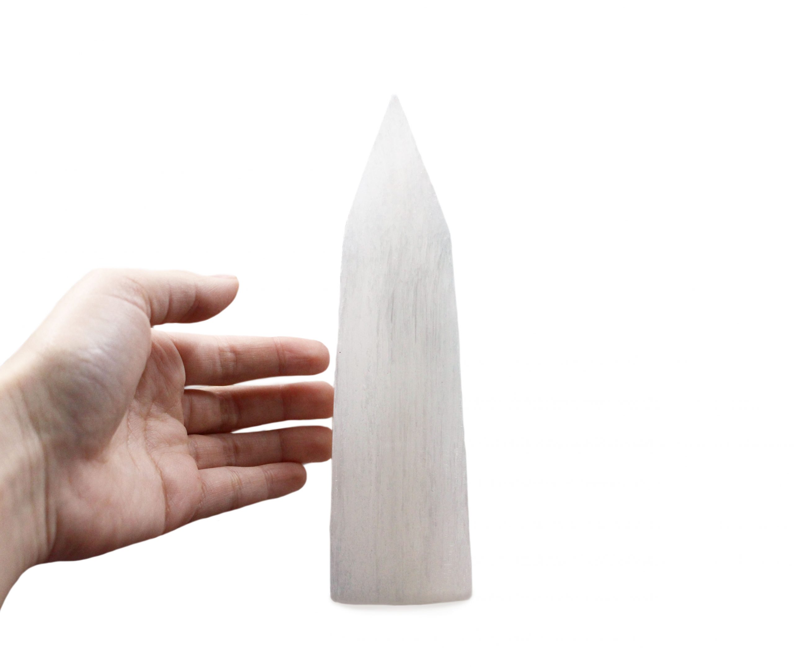 Selenite Polished Point - Crystal Dreams